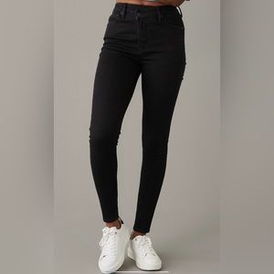 American Eagle black highest rise skinny jetting